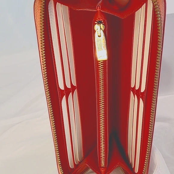 Christian Louboutin Pink Studded Wallet - Picture 7 of 9